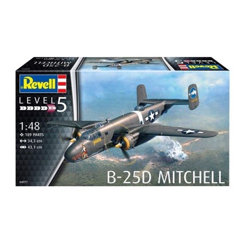 Aeromodel de construit Revell B-25D Mitchell 189 piese Aeromodel de construit Revell B-25D Mitchell 189 piese