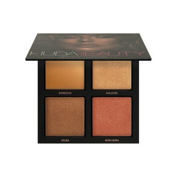 Paleta iluminatoare, Huda Beauty, 3D Highlighter Palette, Bronze Sands Edition Paleta iluminatoare, Huda Beauty, 3D Highlighter Palette, Bronze Sands Edition