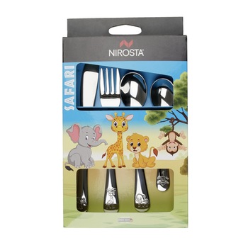 Set tacamuri pentru copii Fackelmann Nirosta, inox Set tacamuri pentru copii Fackelmann Nirosta, inox