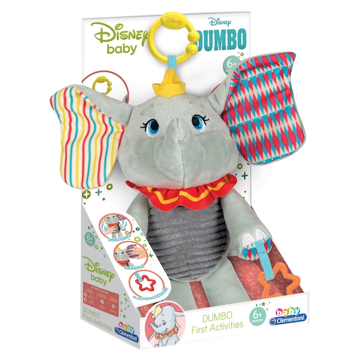 Jucarie de plus Baby Clementoni - Disney Dumbo