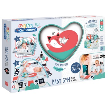 Saltea de joaca Baby Clementoni Black & White - Baby Gym Saltea de joaca Baby Clementoni Black & White - Baby Gym