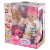 Papusa interactiva Zapf Baby Born - Candy, 43 cm, 10 accesorii