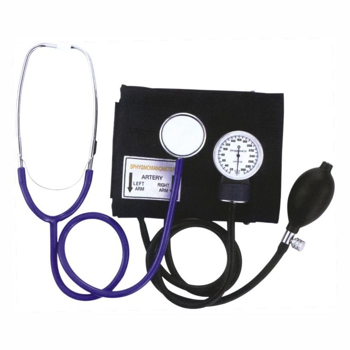 Aneroid mechanikus vérnyomásmérő készlet sztetoszkóppal, 2055 modell