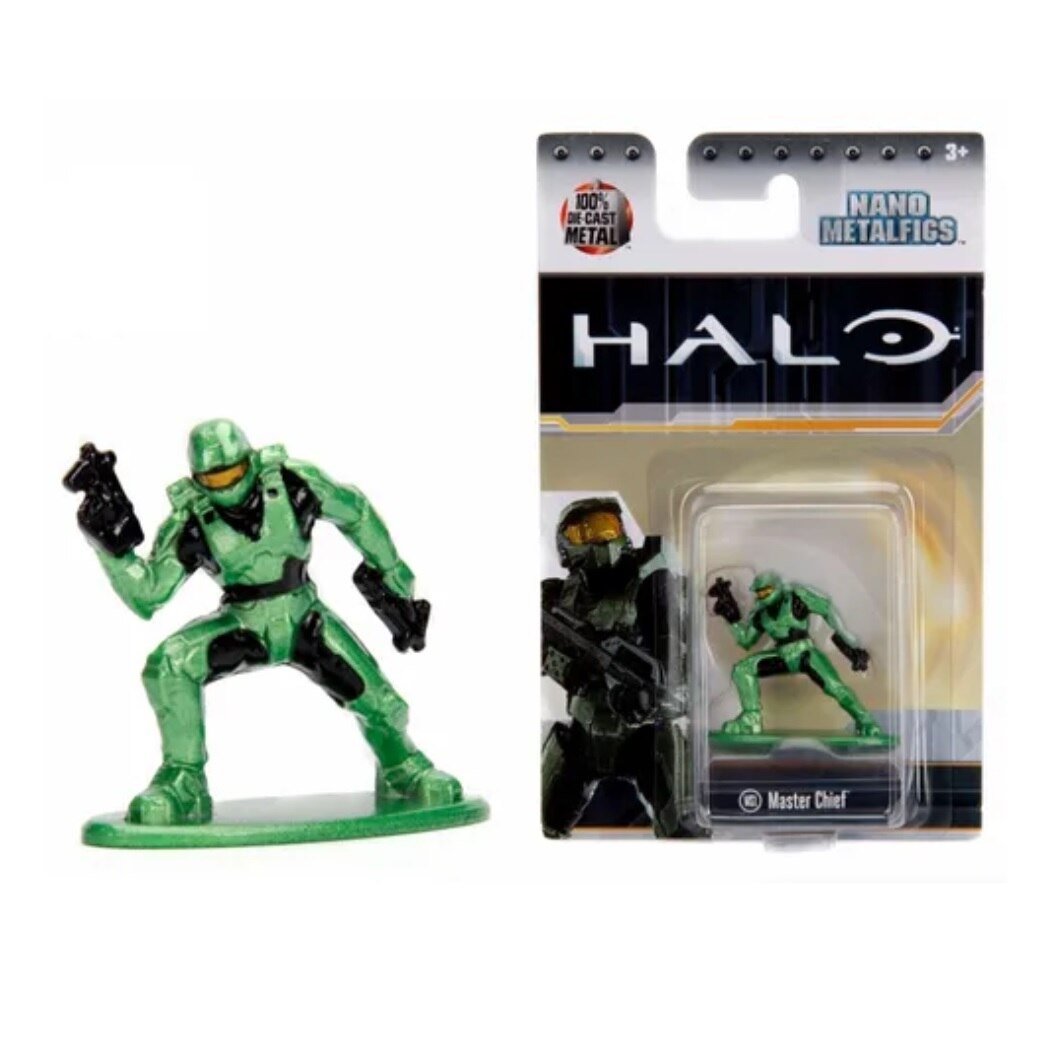 Mini Figurina, Halo, Master Chief with Battle Rifle, 4 cm