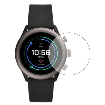 Set 3 folii de protectie din sticla securizata diametru 37mm pentru smartwatch Fossil Hybrid HR / Citizen / Michael Kors, transparent Set 3 folii de protectie din sticla securizata diametru 37mm pentru smartwatch Fossil Hybrid HR / Citizen / Michael Kors, transparent