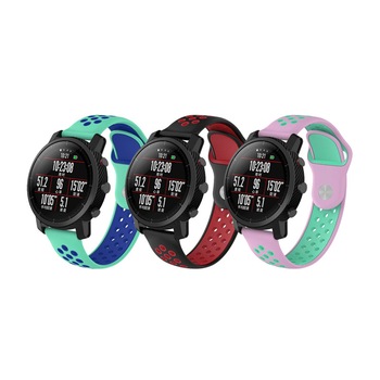 Set 3 curele universale sport din silicon 20mm compatibile cu Samsung Active / Gear sport/ S2 Classic/Huawei Watch / Suunto 3 Fitness, roz, turcoaz, negru Set 3 curele universale sport din silicon 20mm compatibile cu Samsung Active / Gear sport/ S2 Classic/Huawei Watch / Suunto 3 Fitness, roz, turcoaz, negru