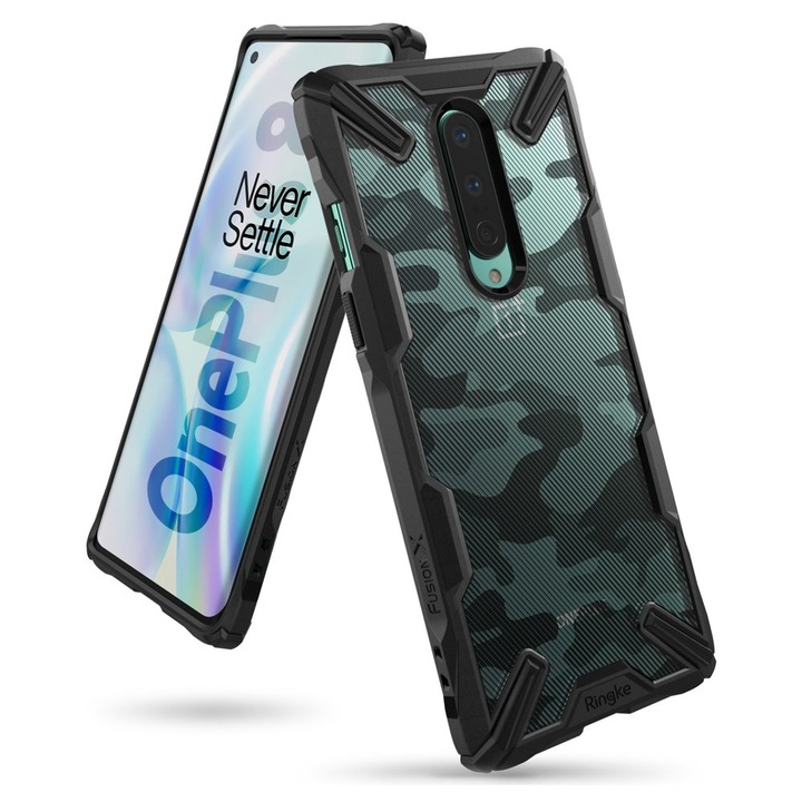 Калъф Ringke Fusion X Durable PC Case за OnePlus 8, Камуфлажен
