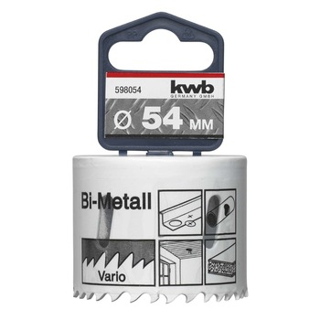 Carota 54x38 mm HSS-BIM-CO 8 % cobalt pentru INOX si metal, KWB Professional Carota 54x38 mm HSS-BIM-CO 8 % cobalt pentru INOX si metal, KWB Professional