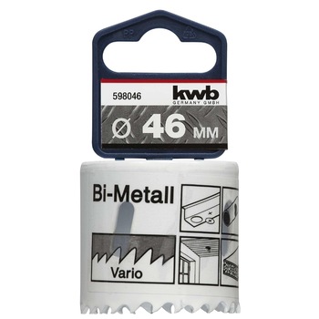 Carota 46x38 mm HSS-BIM-CO 8 % cobalt pentru INOX si metal, KWB Professional Carota 46x38 mm HSS-BIM-CO 8 % cobalt pentru INOX si metal, KWB Professional