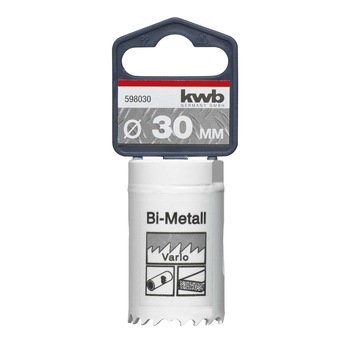 Carota 30x38 mm HSS-BIM-CO 8 % cobalt pentru INOX si metal, KWB Professional Carota 30x38 mm HSS-BIM-CO 8 % cobalt pentru INOX si metal, KWB Professional