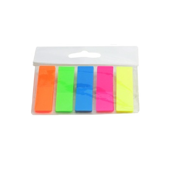 Notes adeziv plastic Index 12x45mm 5 culori Notes adeziv plastic Index 12x45mm 5 culori