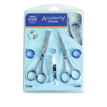 Foarfece profesionale pentru academie Kiepe 292 - set 2 bucati Foarfece profesionale pentru academie Kiepe 292 - set 2 bucati