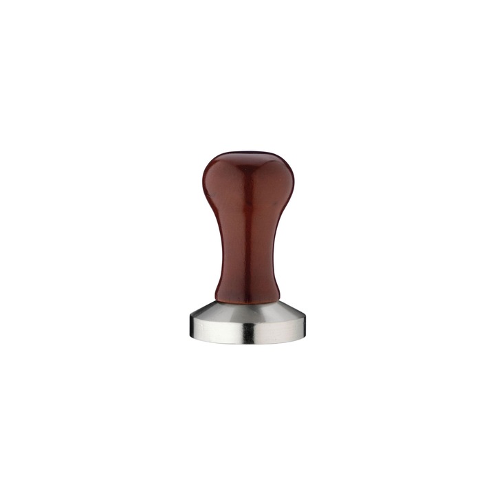 Tamper pentru cafea, inox, 57 mm, "Café Olé" - Grunwerg