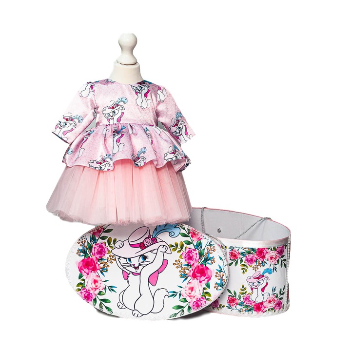 Set botez trusou fete, Licurici Bebe, model 3, nou nascuti, 0-3luni, Marie