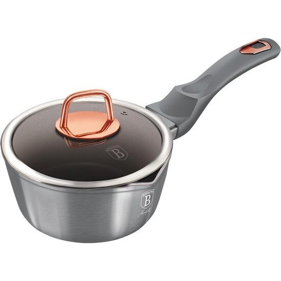 Cratita cu capac 16cm, Berlinger Haus, Moonlight Edition, aluminiu forjat cu inductie, AMA