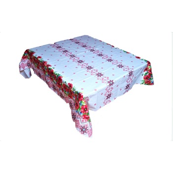 Fata de masa cu motive traditionale si flori Anatex, bumbac 100%, 150/250 cm Fata de masa cu motive traditionale si flori Anatex, bumbac 100%, 150/250 cm