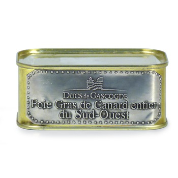 Foie Gras Intreg Ducs de Gascogne 205gr Cutie Metalica cu Ecuson Foie Gras Intreg Ducs de Gascogne 205gr Cutie Metalica cu Ecuson