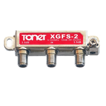 Splitter digital profesional cu 2 iesiri de exterior pentru TV cablu , XGFS-2 , 5-1000 Mhz , Toner Splitter digital profesional cu 2 iesiri de exterior pentru TV cablu , XGFS-2 , 5-1000 Mhz , Toner