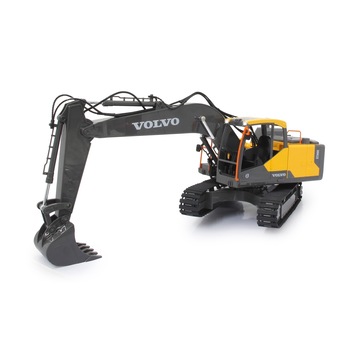 Excavator cu telecomanda 3 in 1 Volvo EC160 E 1:16 (cupa, picamer, graifer) Excavator cu telecomanda 3 in 1 Volvo EC160 E 1:16 (cupa, picamer, graifer)