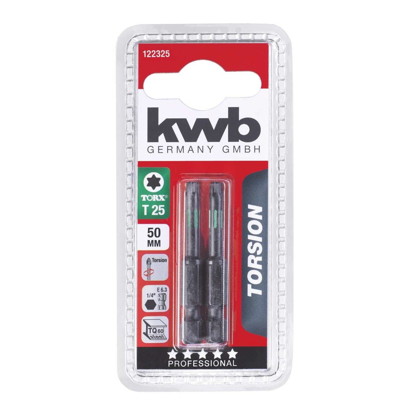Biti Torsiune, 50 mm Torx 25, KWB Professional