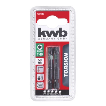 Biti Torsiune, 50 mm Torx 40, KWB Professional Biti Torsiune, 50 mm Torx 40, KWB Professional