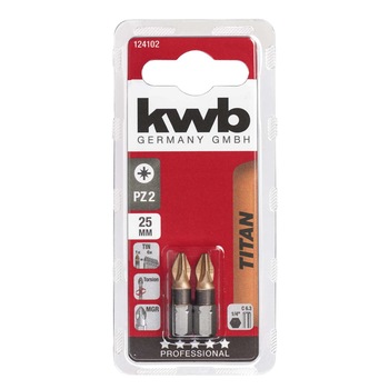 Biti Titan , 25 mm Pozidriv PZ 2, KWB Professional Biti Titan , 25 mm Pozidriv PZ 2, KWB Professional