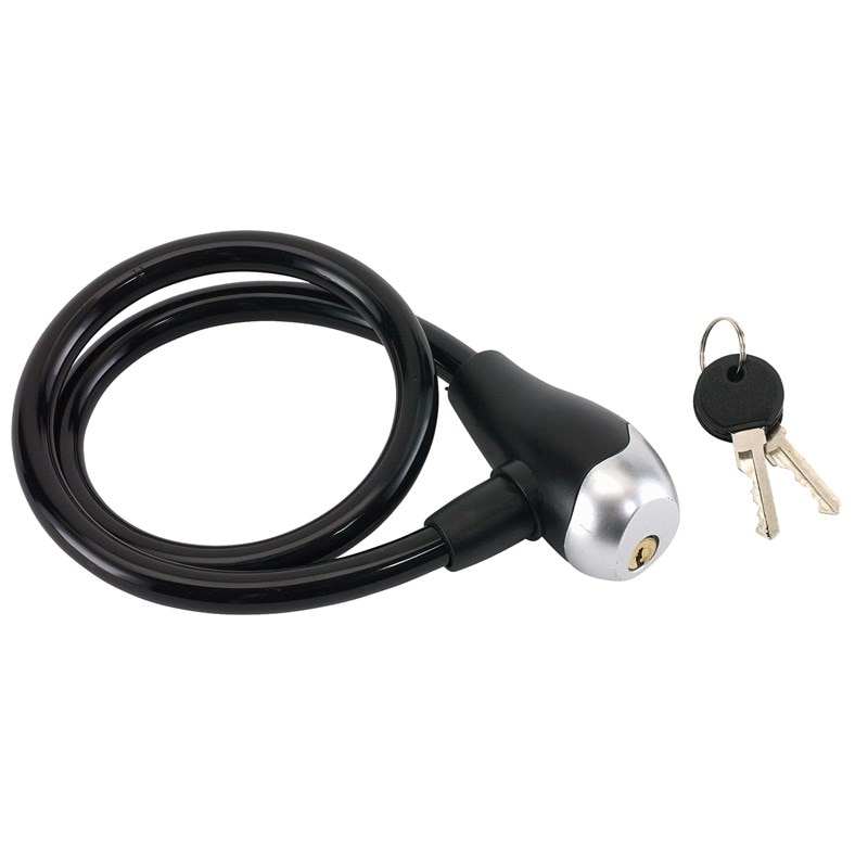 Antifurt bicicleta Bremen Practical, 75 cm, otel/aluminiu, 2 chei