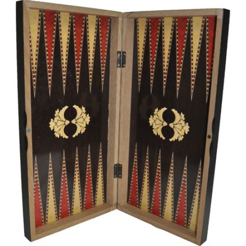 Joc de Table, Dame, sah, cutie lemn, maro,48,5x48,5cm