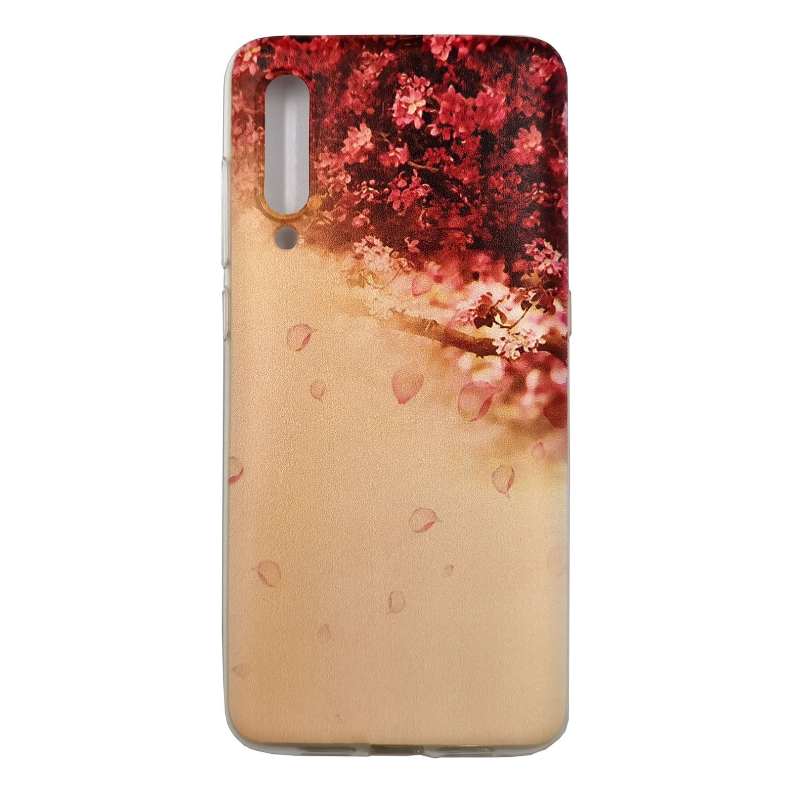 Husa Xiaomi Mi 9 model Red Flowers, Silicon, TPU, Viceversa Multicolor