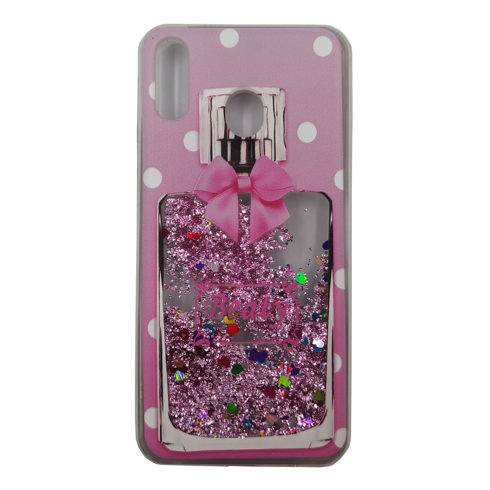 Husa Samsung Galaxy M20 model Glitter Perfume , Antisoc, Viceversa Roz