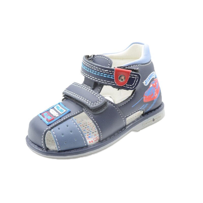 Sandale ortopedice pentru baieti Tom Miki B-3128-F, Bleumarin, 26