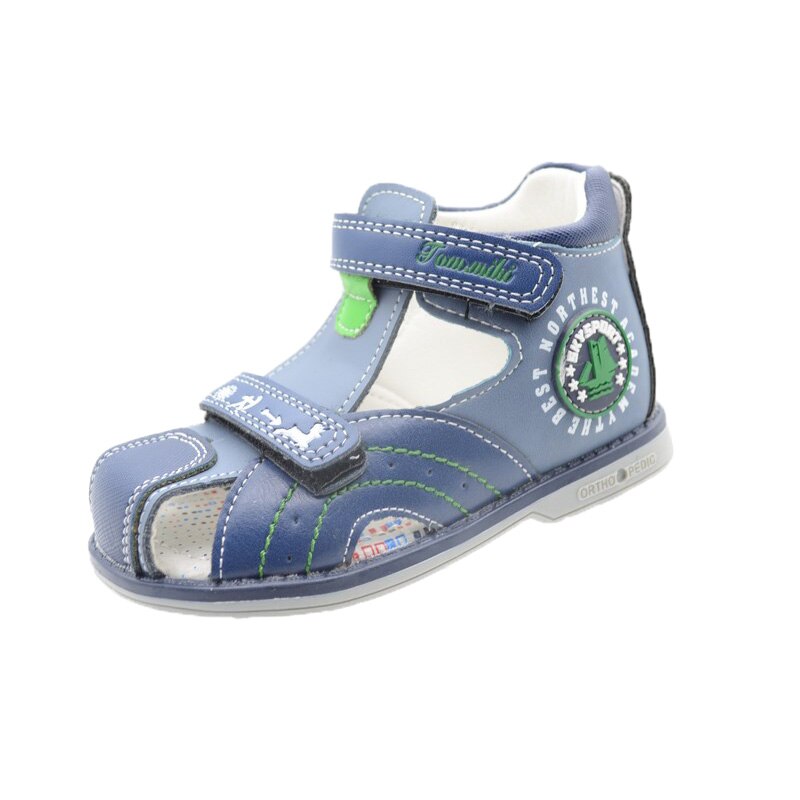 Sandale ortopedice pentru baieti Tom Miki B-3131-D, Albastru