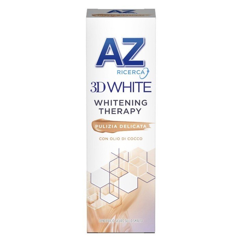 Pasta de Dinti AZ 3D Whitening Therapy Curatare Delicata Cocos 75 ml