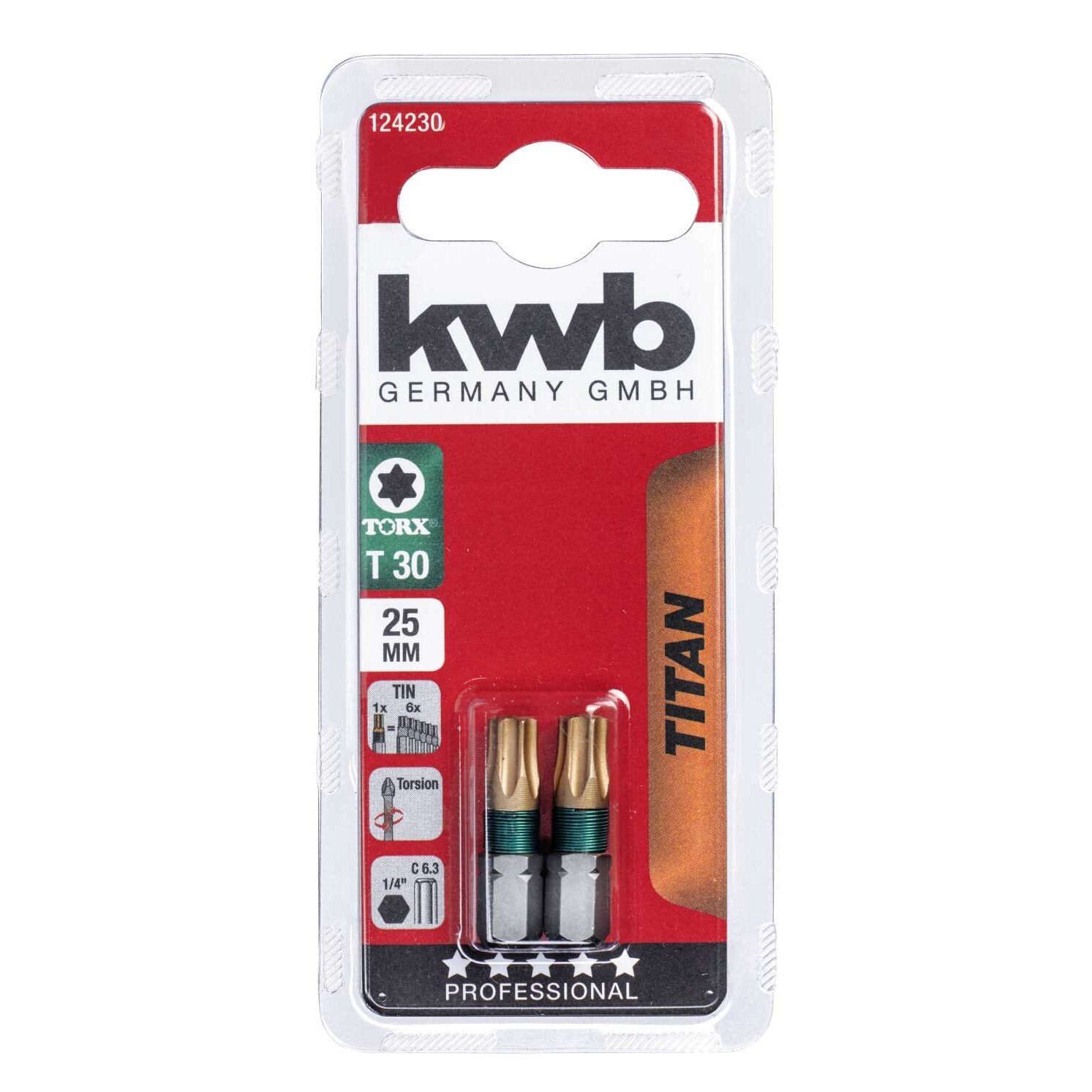 Biti Titan , 25 mm Torx T 30, KWB Professional