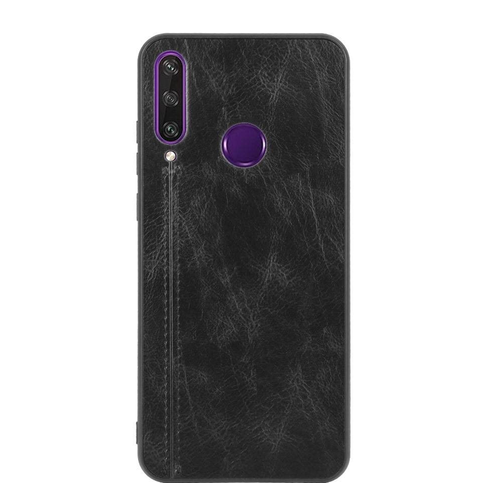 Husa Huawei Y6P Leather Coated Neagra