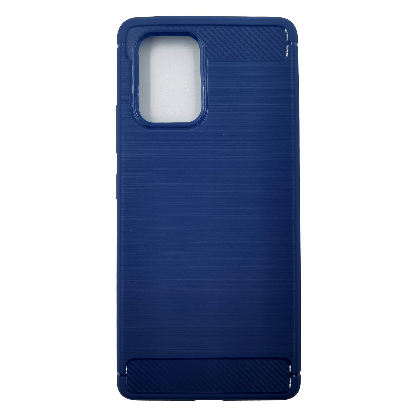 Husa silicon Samsung Galaxy S10 Lite model Carbon, Antisoc, TPU Viceversa Albastru