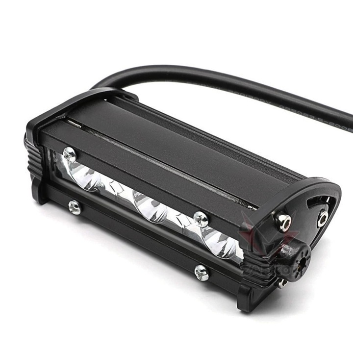 Proiector led 12v-24v, 9w , lumina alba 6000k, rezistent la apa