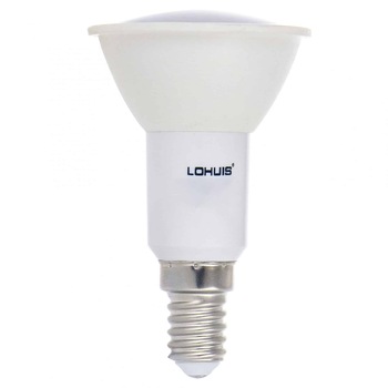 Bec LED LOHUIS, forma spot, E14, 6.5W, 30000 ore, lumina rece Bec LED LOHUIS, forma spot, E14, 6.5W, 30000 ore, lumina rece