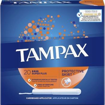 Tampoane Tampax Super Plus cu Aplicator 20 buc Tampoane Tampax Super Plus cu Aplicator 20 buc