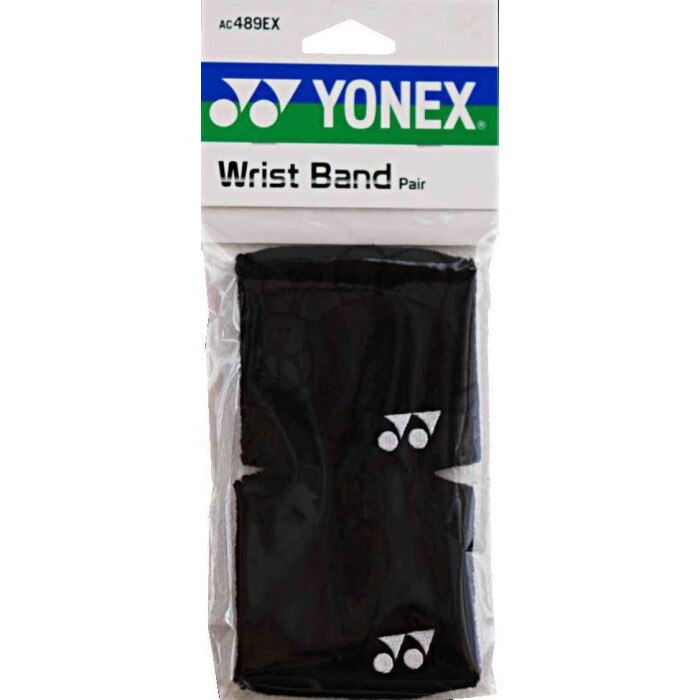 Mansete Yonex AC489, set 2 bucati, culoare negre (black)