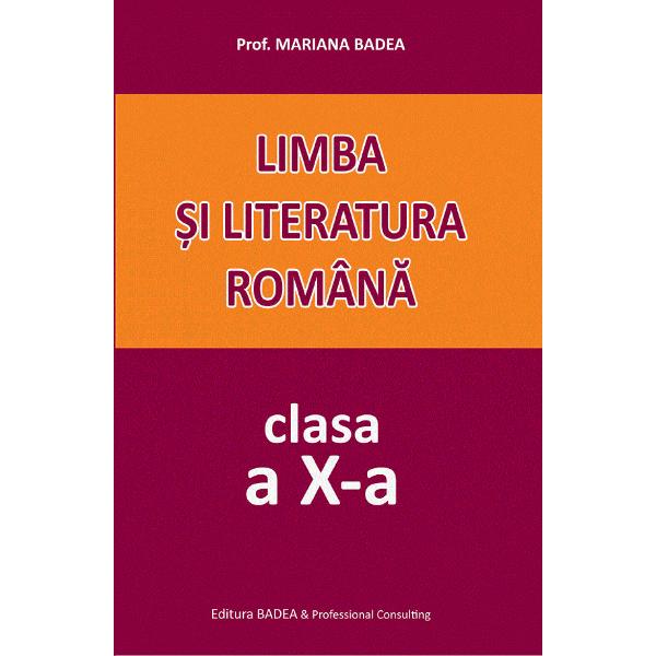 comment coffee Discover Limba si literatura romana - Clasa 10 - Mariana Badea - eMAG.ro