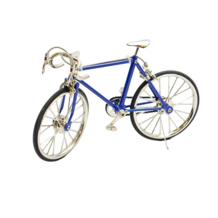 Реалистичен Велосипед, Метал, Син, 12см