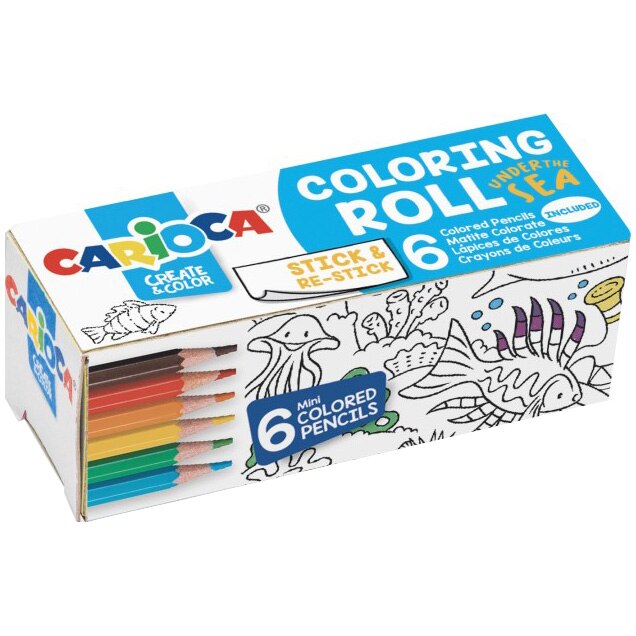 Hartie mini coloring roll Carioca 85x10 cm, Mare