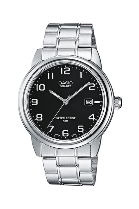 Casio, Часовник от инокс, Сребрист / Черен