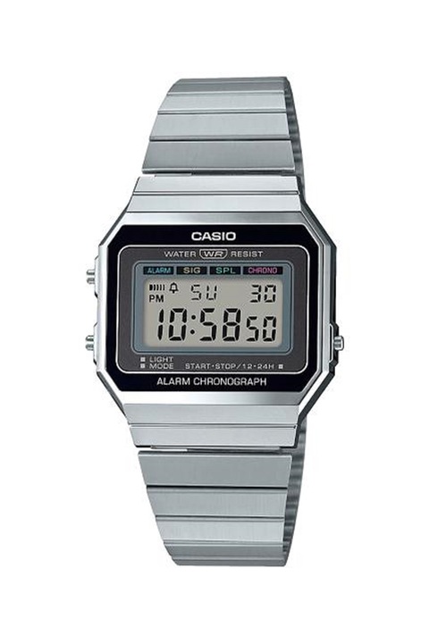Casio, Унисекс цифров часовник, Сребрист