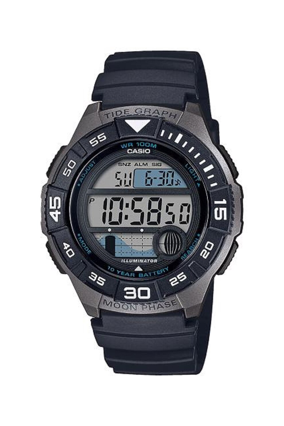 Casio, Ceas quartz digital, Negru