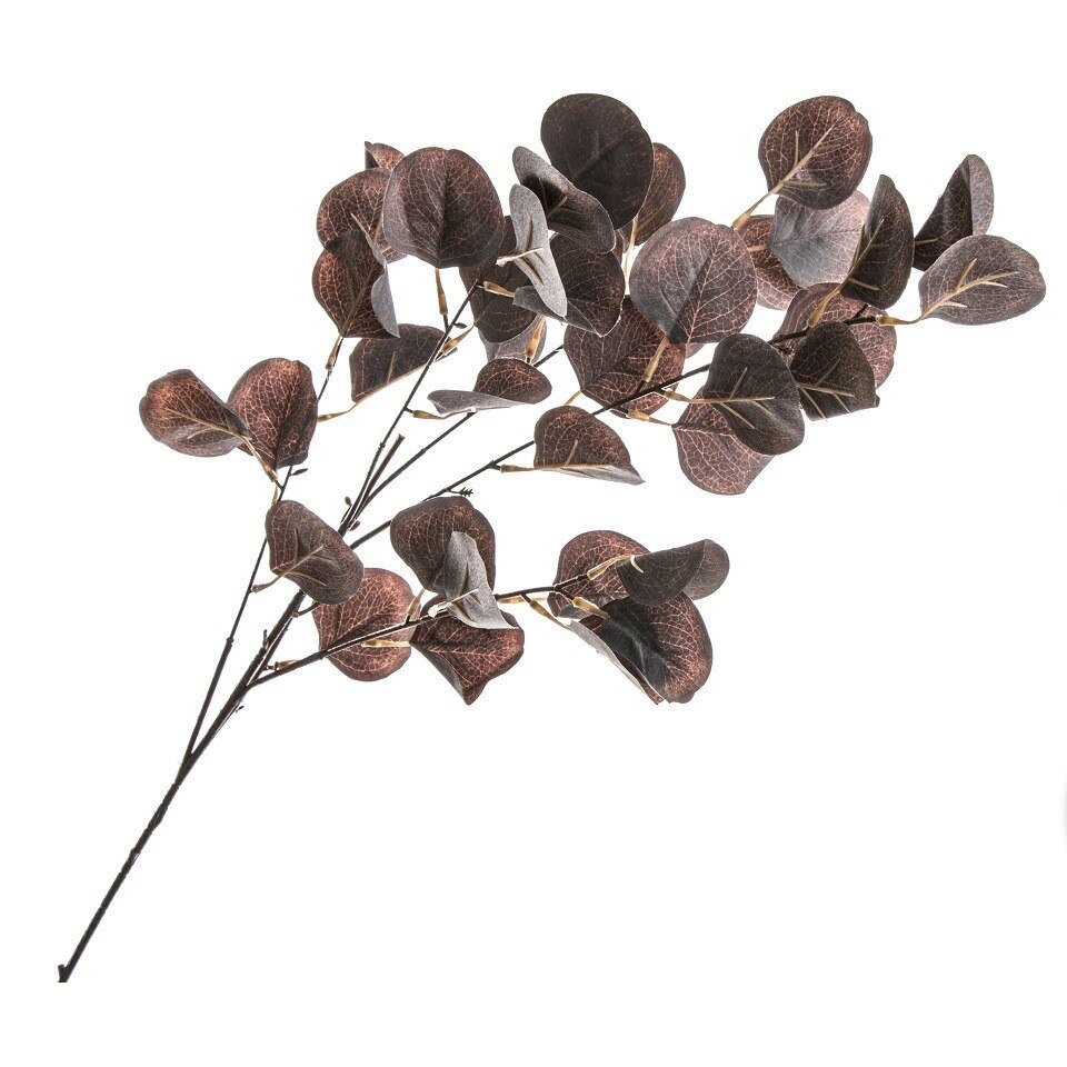 Floarte artificiala, frunze bordo, 90 cm