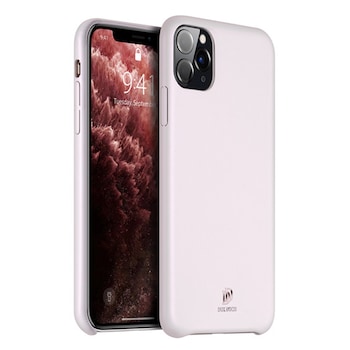 Husa Thin Skin OptimDux, Piele Ecologica , pentru Apple iPhone 11 Pro Max, Pink