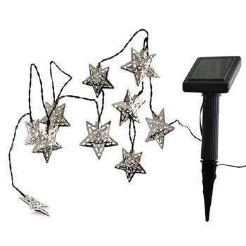Ghirlanda stelute decorative, Polux, 10 LED-uri alb cald, lungime 1.8 metri, IP44 Ghirlanda stelute decorative, Polux, 10 LED-uri alb cald, lungime 1.8 metri, IP44