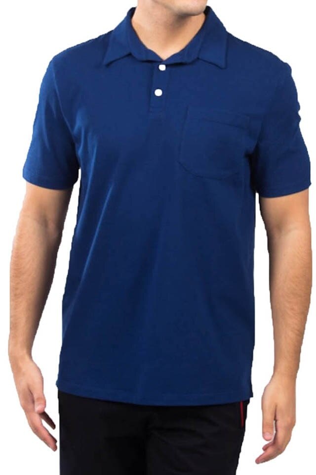 Tricou barbati polo for him andu, Albastru royal